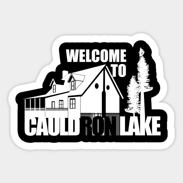 Welcome to Cauldron Lake Sticker by Xitpark